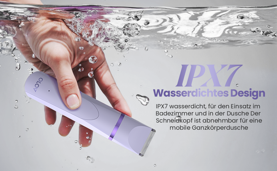 Електричний жіночий епілятор для тіла та обличчя, для інтимної зони, USB, фіолетовий