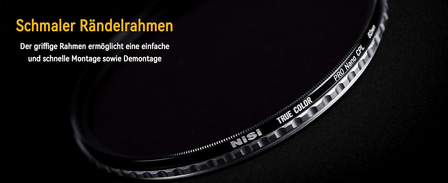 NiSi True Color CPL фільтр поляризаційний 67mm з багатошаровим нанопокриттям для об'єктивів камер
