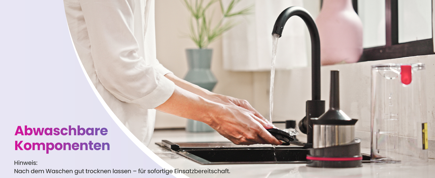 Бездротовий акумуляторний пилосос з 2 акумуляторами, 150 хв роботи, 55000 Па, 600 Вт, об'єм 2.0 л, з дисплеєм, антизаплутана щітка, самостійна парковка, настінна зарядка, 11-шарова фільтрація для шерсті тварин, килимів та твердих поверхонь