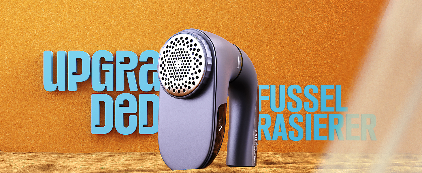 Електричний видальник ворсу POPCHOSE - бездротовий пристрій для видалення ворсу з одягу, меблів, 2000 mAh, 6 лез, 2 швидкості