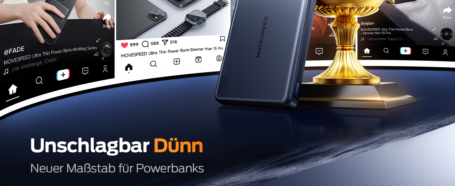 Power Bank MOVESPEED MagSafe 10000mAh Graphite Gray - Бездротовий зарядний пристрій для iPhone