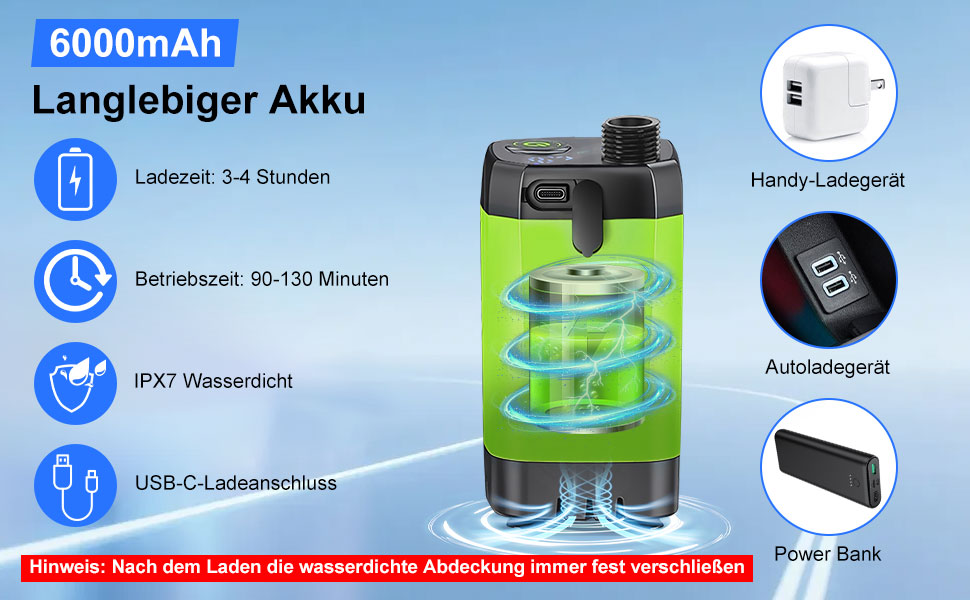 Портативна душова система Anesty для кемпінгу: насос, бак 20л, душова лійка, аксесуари для відпочинку на природі, автомийки та догляду за тваринами