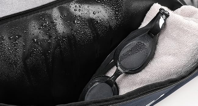 Спортивна сумка-рюкзак 54-72 л для жінок і чоловіків з відділенням для взуття, велика дорожня сумка для фітнесу, тренажерного залу, подорожей, плавання, сауни, футболу, сіра