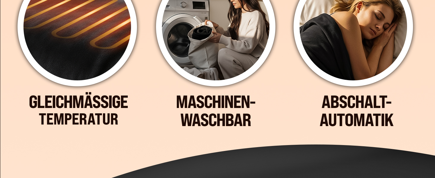 Monzana® Електрична ковдра з підігрівом 180x130 см, 120 Вт, 10 рівнів нагріву, таймер, захист від перегріву, пральна, флісова ковдра для ліжка, чорна, антрацитова