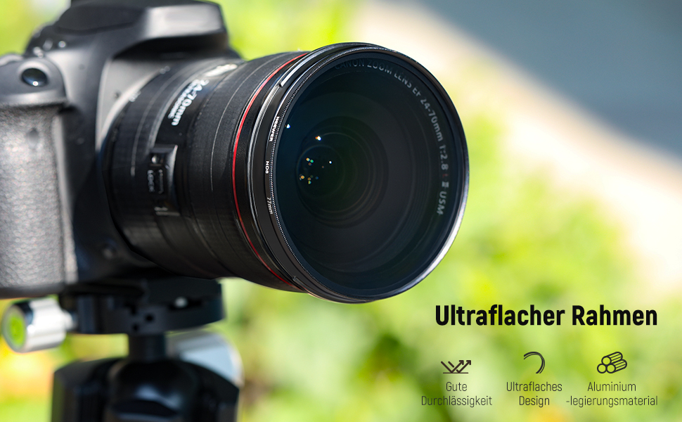 Набір фільтрів ND Neewer 77mm: ND2, ND4, ND8, ND16 для Canon, Nikon, Sony, Panasonic DSLR