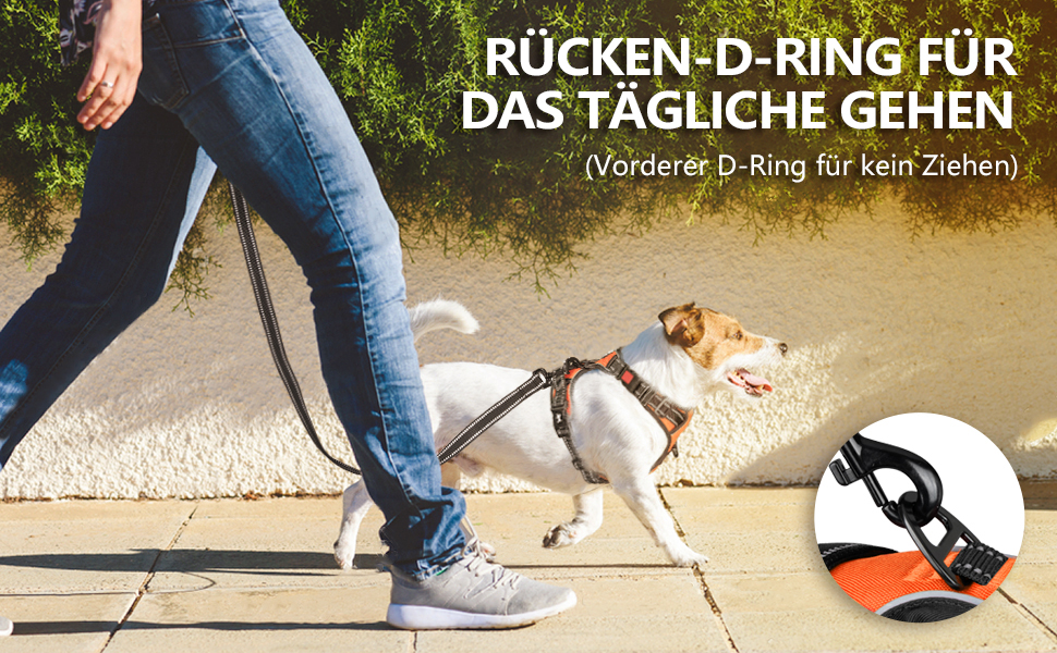 Нашийник для собак PoyPet без заплутування, світловідбиваючий, м'який, з простим закриттям, для маленьких собак (XL, Помаранчевий)