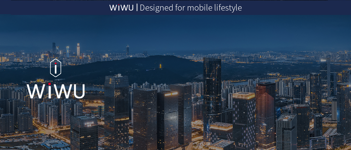 Органайзер для кабелів WIWU з ручкою, велика місткість, чорний. Для аксесуарів, техніки, зарядних пристроїв, повербанків, жорстких дисків. Регульовані перегородки, портативний, для подорожей, офісу, школи.