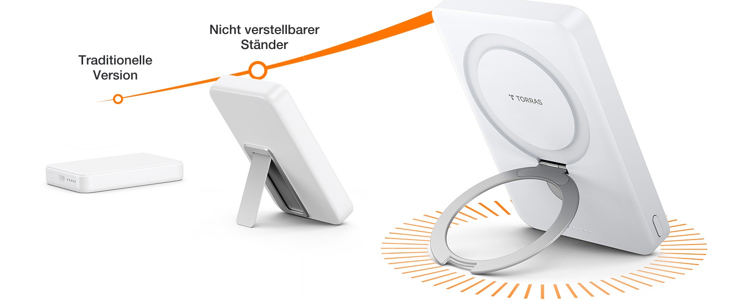 TORRAS Power Bank 5000mAh з MagSafe, 22.5W PD, USB-C, для iPhone 17 Pro Max та інших моделей