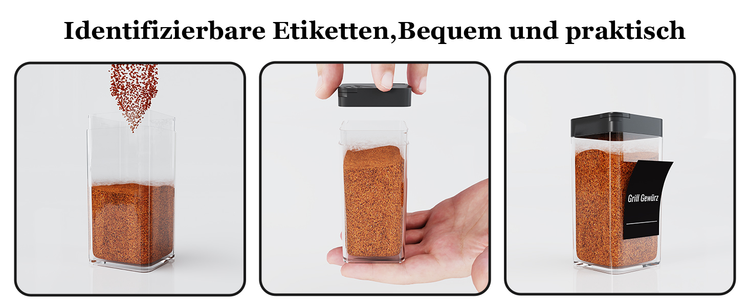 Набір баночок для спецій кутовий 12 шт. 120 мл з кришкою, чорний. Органайзер для спецій, баночки для приправ з дозатором, 36 етикеток