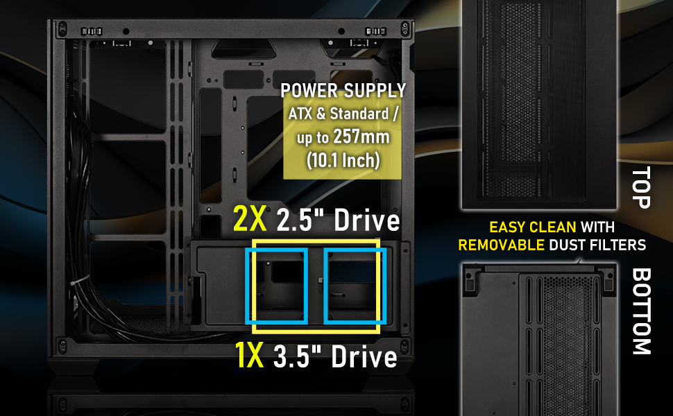 Корпус ПК BitFenix CETO Premium Edition Mid Tower White з підсвічуванням 4ARGB