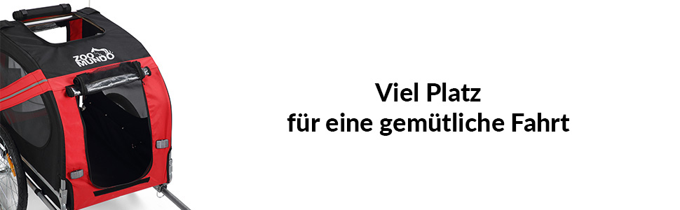 Фарм-причіп Zoomundo для собак: зелений/чорний, срібляста рама