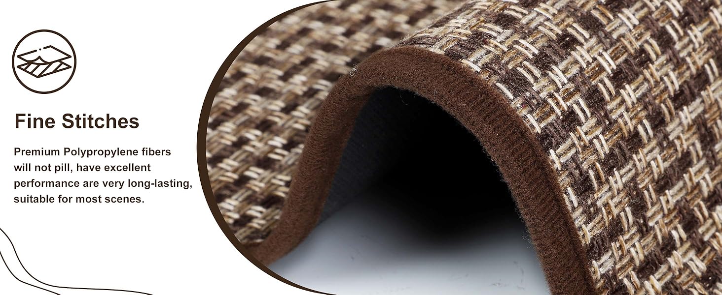 Килимок для дому 41x61 см, антиковзаюча підлога, для входу, коричневий