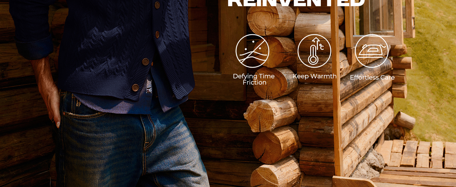 Кардиган чоловічий PJ PAUL JONES з косими візерунками, на ґудзиках, грубий трикотаж, сірий, L