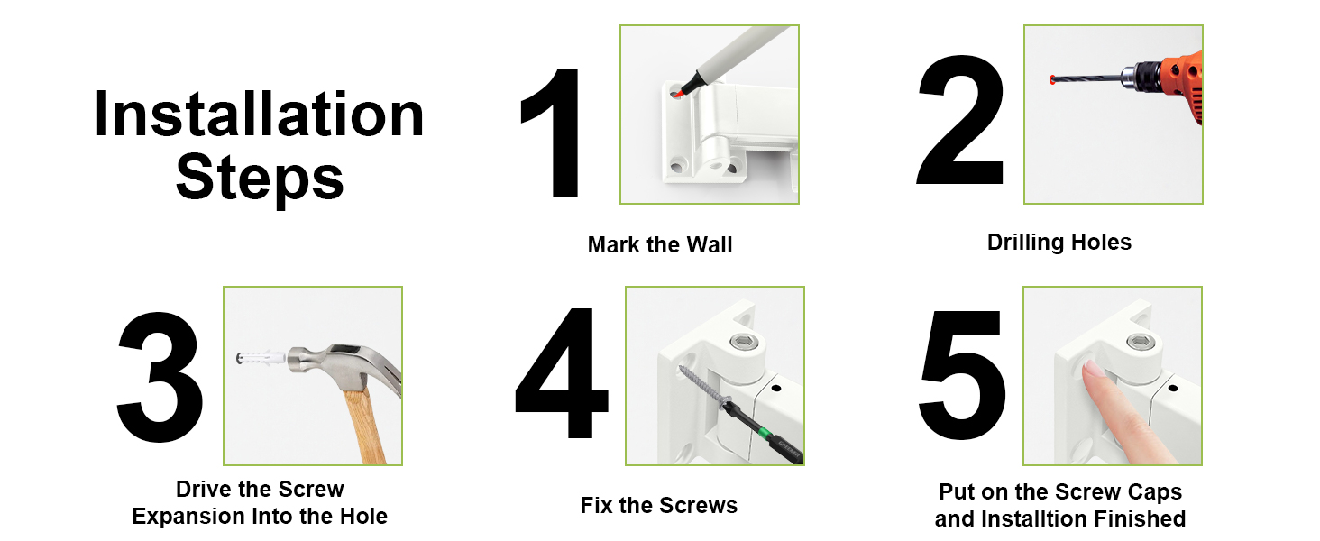 Висувна сушарка для білизни на стіну з гачками. Компактна сушарка для балкона, білизни, ванної кімнати, спальні (Біла, 3 складаних секції)