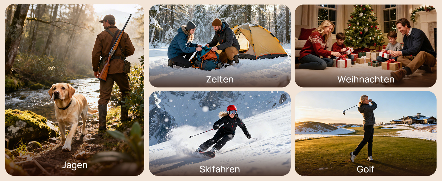 Електричний грієчка для рук, багаторазовий, 6000mAh, 2 шт., 3 режими, швидкий нагрів, до 55°C, портативний, з магнітною зарядкою, подарунок для кемпінгу та активного відпочинку