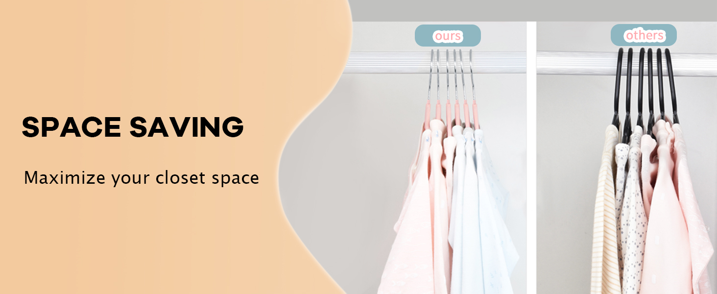 Набір вешалок для дитячого одягу ManGotree з оксамитовим покриттям (30 шт.)