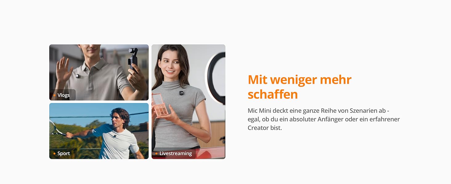 Мікрофон DJI Mic Mini Sender (Чорний Infinity), бездротовий, для телефону/камери, iPhone, Android, Vlog, YouTube