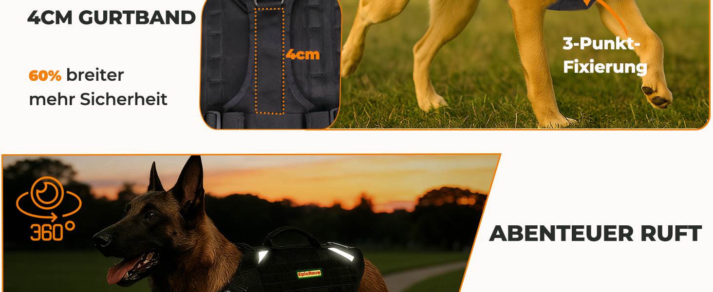 Нашийник для собак середніх та великих порід RoveVest Air: легкий, дихаючий, регульований, для прогулянок та активного відпочинку. Чорний, розмір M