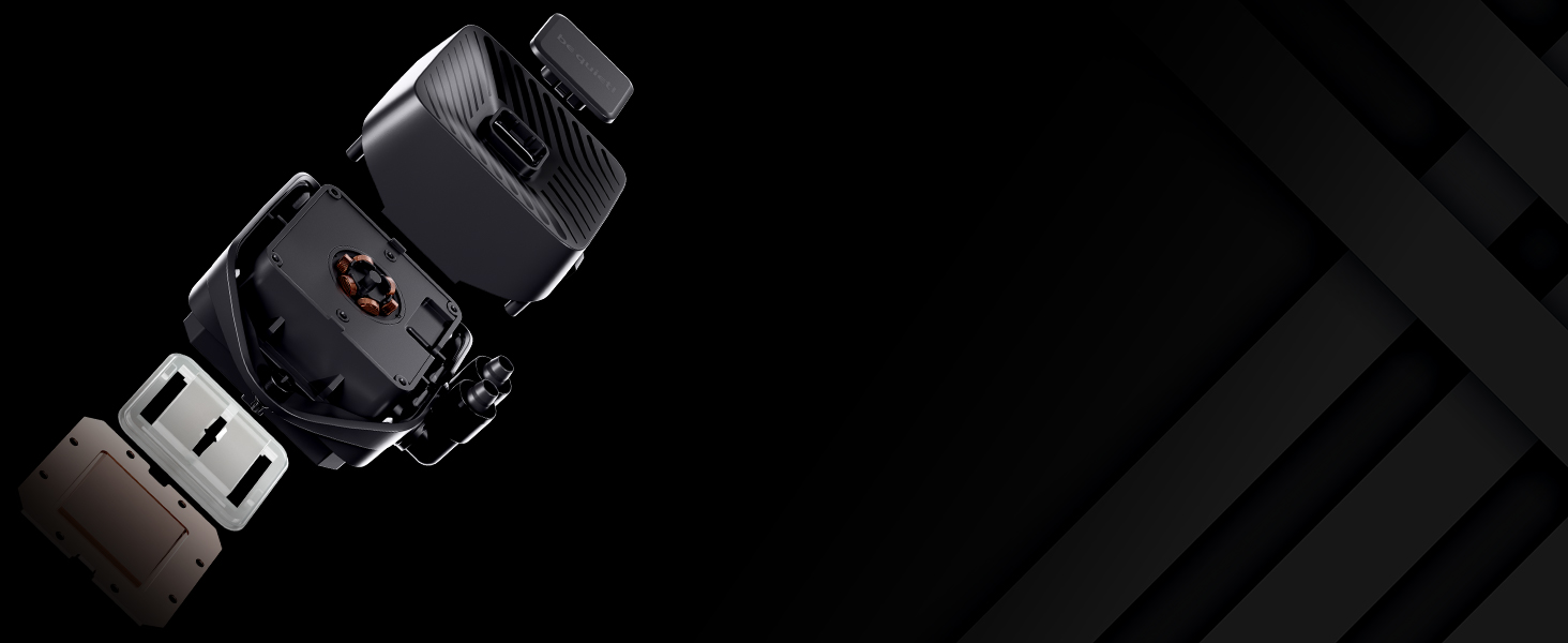 Система водяного охолодження be quiet! Pure Loop 3 240 мм для AMD/Intel, 2x 120 мм вентилятори Pure Wings 3, тиха помпа