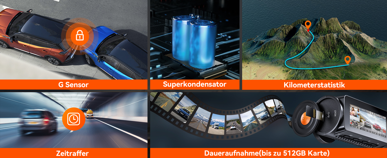 Відеореєстратор VANTRUE STARVIS 2: 4K + 1080P + 1440P, 3 канали, GPS, WiFi, паркувальний режим, нічне бачення, LTE (N4 Pro)