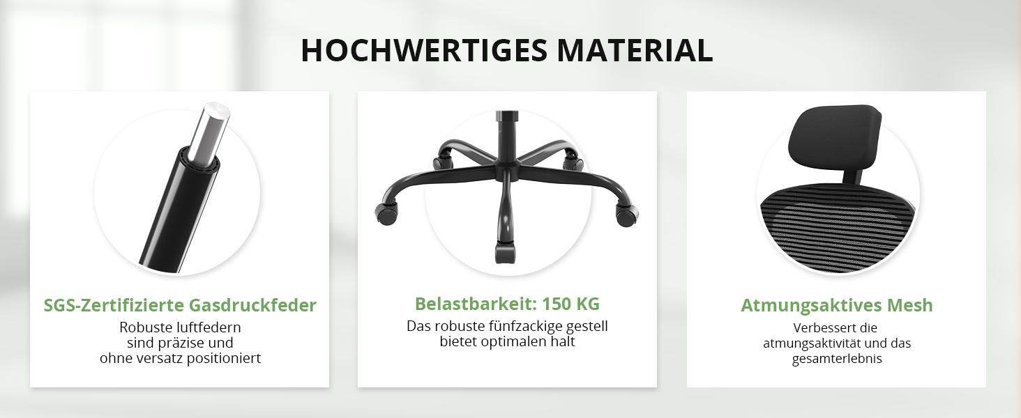 Офісне крісло Synorla: ергономічне, чорне, з регульованою підтримкою попереку та підголівником (150 кг)