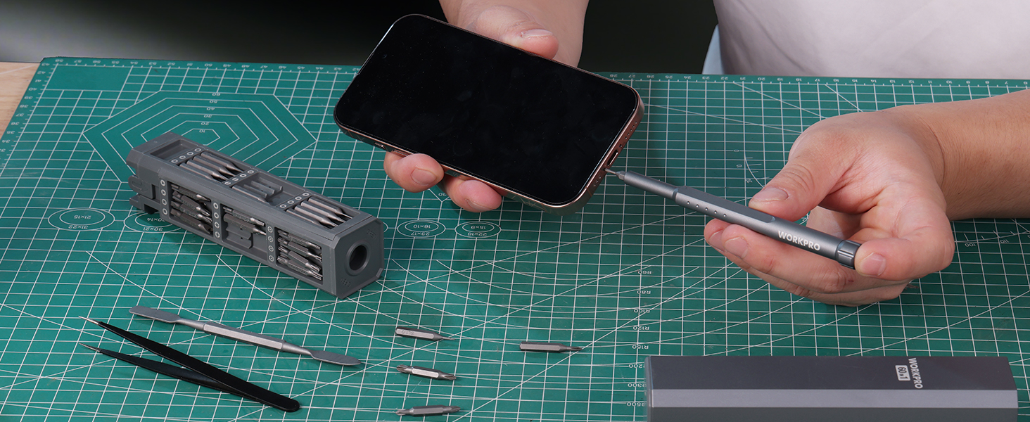 Набір викруток WORKPRO 60 в 1 для дрібної механіки, преміум-якість, з бітами Cr-V, для точного ремонту