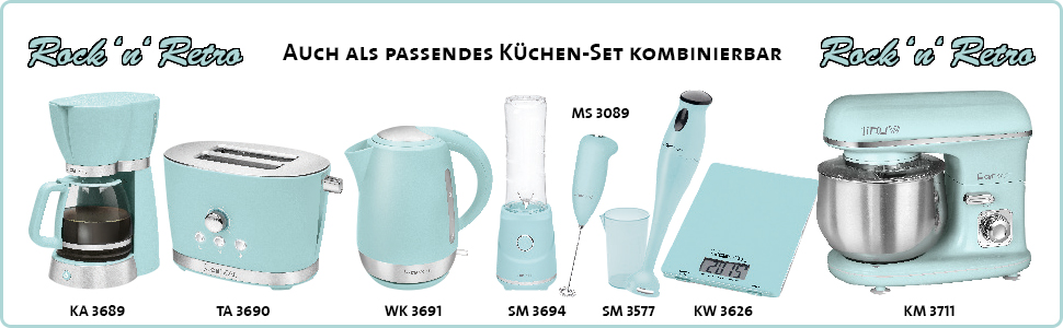 Кухонні ваги Clatronic KW 3626 (м'ятно-зелені) | Максимальна вага 5000 г, точність 1 г, функція тарування, LCD-дисплей