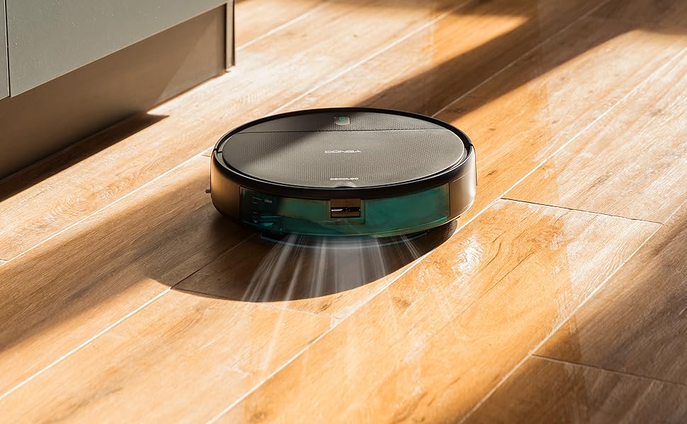 Робот-пилосос Cecotec Conga 999 Map: потужний, з гіроскопічною навігацією, 7000 Па, 160 хв роботи, датчики захисту від падіння, мультифункціональна щітка