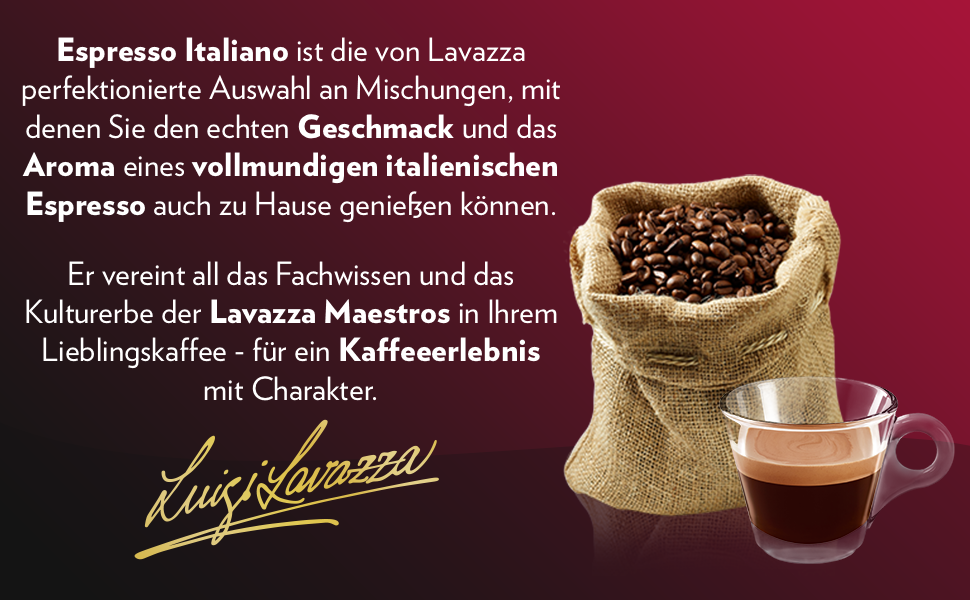 Кава в зернах Lavazza Aromatico, суміш арабіки та робусти, середній обсмал, нотки какао та спецій, інтенсивність 8/10, 1 кг