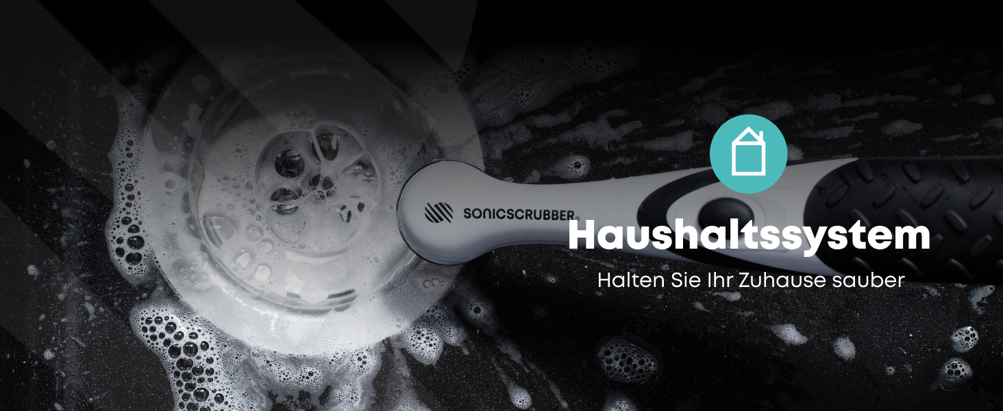 Електрична щітка SonicScrubber для взуття, водонепроникна, 4 насадки, для чищення взуття та чобіт, чорна та синя