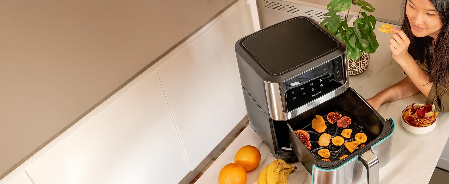 Фритюрниця Cecotec Cecofry Absolute 7600 7.6 л, 2000 Вт, Цифрова, PerfectCook, Нержавіюча сталь