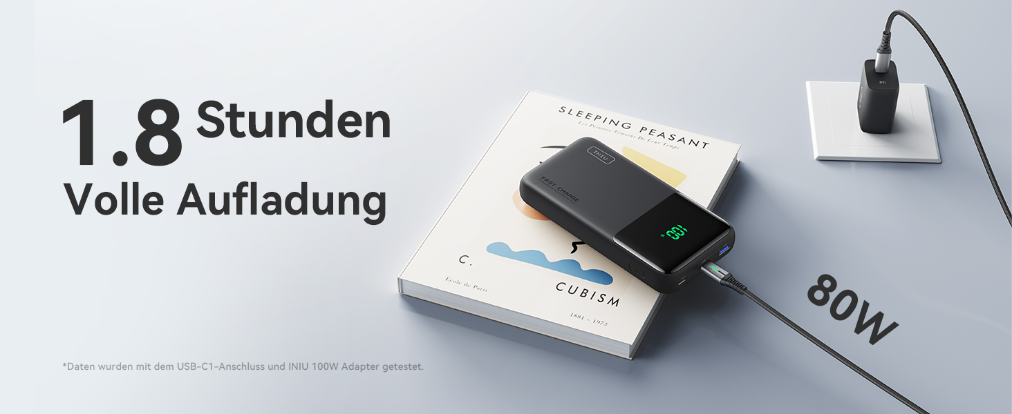 Power Bank INIU 140W 25000mAh з USB-C: зарядка для MacBook, iPad, iPhone, DJI, камери. Ідеально для подорожей та офісу