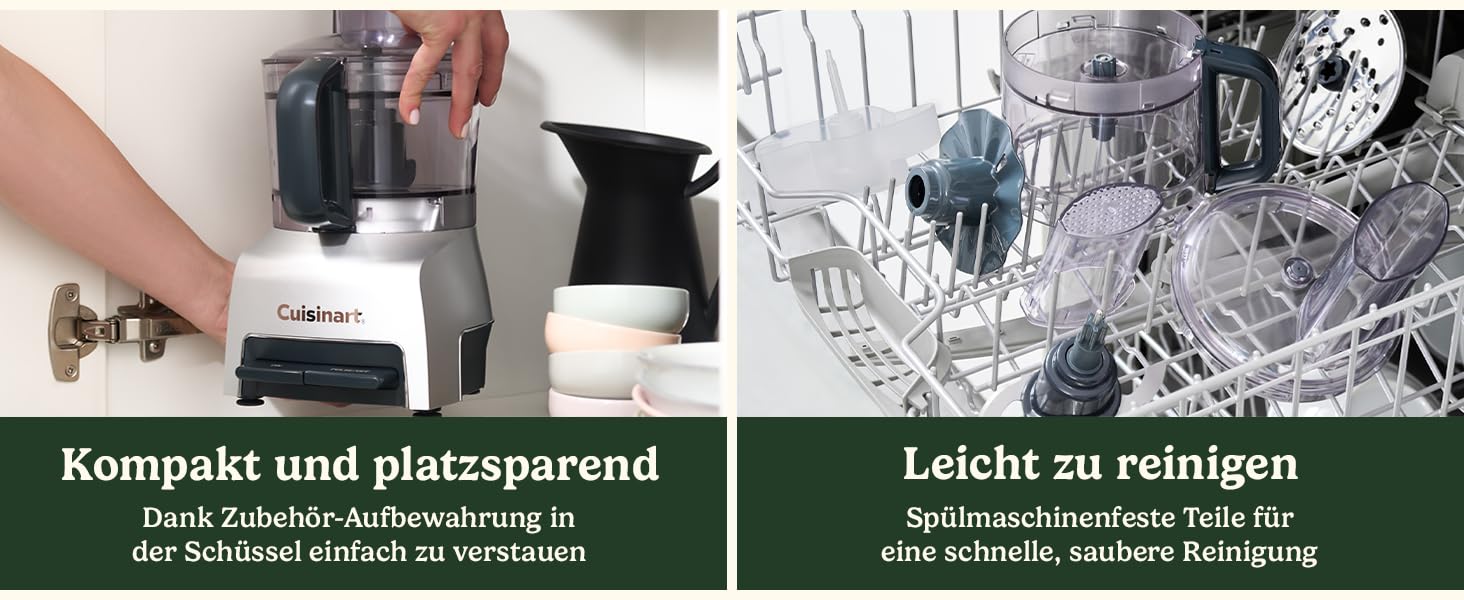 Cuisinart Pixie Chopper: кухонний подрібнювач 0.7 л з 2 швидкостями, SmartPower-лезо, BladeLock, компактний, миючий, BPA-free. Ідеально для соусів, пасти та спецій