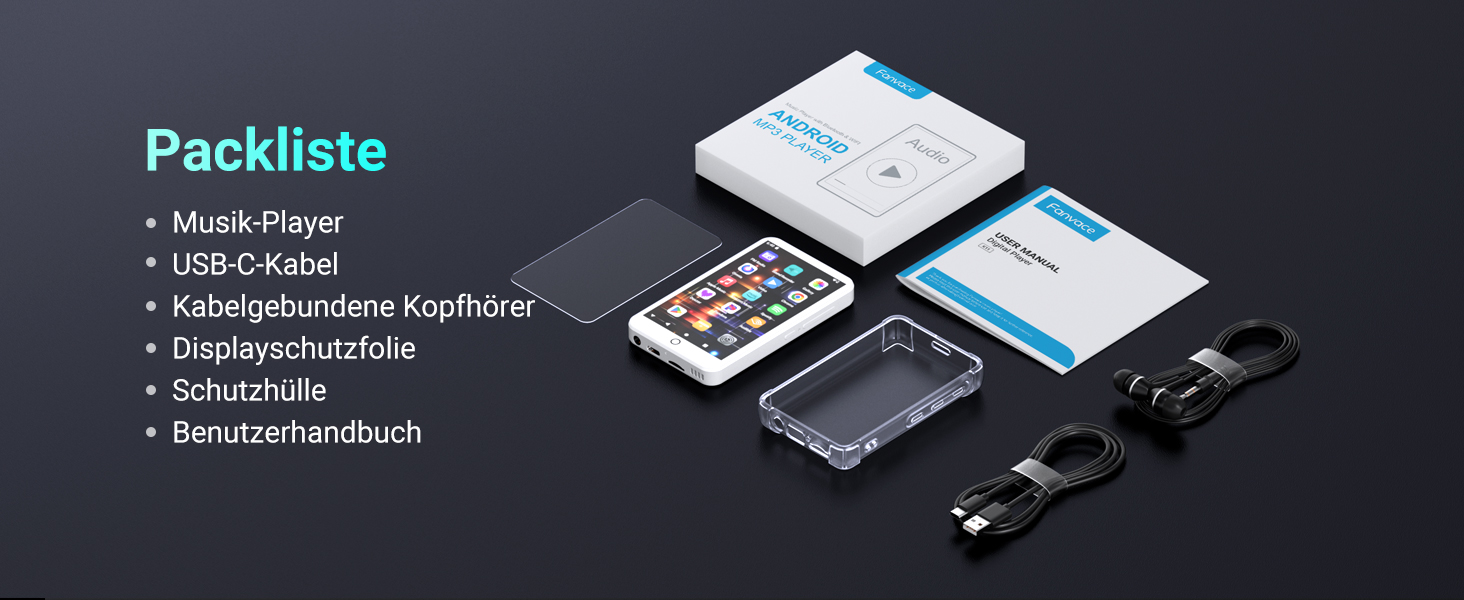MP3 плеєр Bluetooth WiFi Android 13, 4
