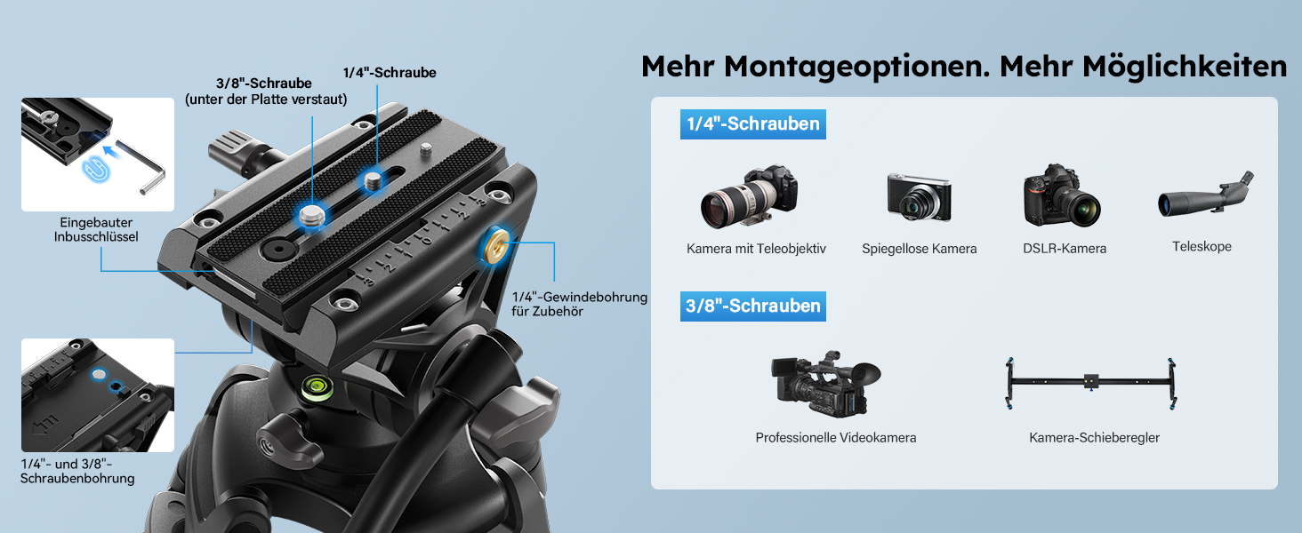 Штатив відео SIRUI з пливним кріпленням 190 см, професійний, для камер, відеокамер, DSLR, алюміній, вантажопідйомність 10 кг (AVT-02)