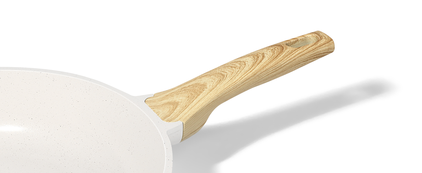 Гіпп Сковорода керамічна 24 см з антипригарним покриттям, для всіх типів плит, без PFOA/PFOS, біла