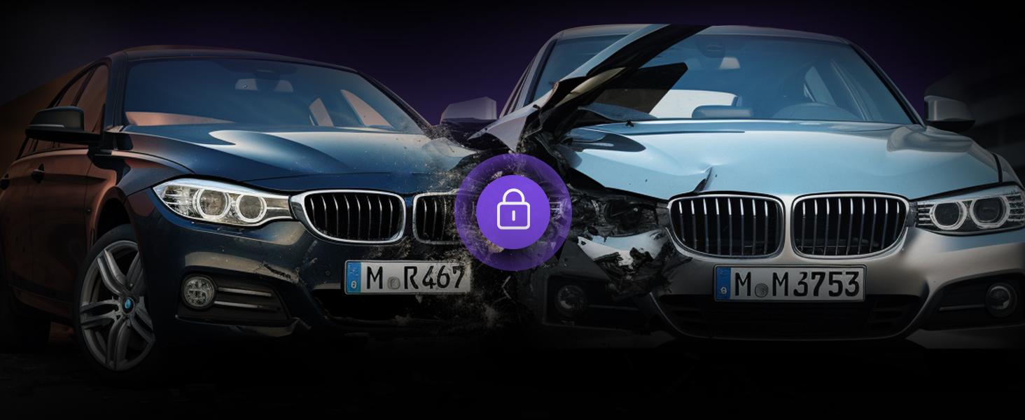 Відеореєстратор Auto Dashcam 4K+1080P з GPS, WiFi, паркуванням, подвійний об'єктив, 32GB карта пам'яті, 170° кут огляду, Super нічне бачення, G-сенсор, циклічна запис, керування через APP, Max 256GB, чорний