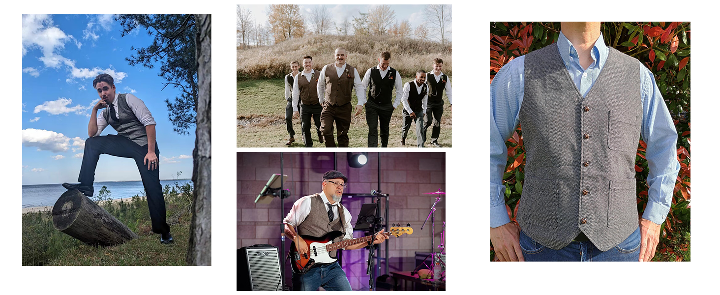 Жакет-жилет чоловічий вінтажний Wolle, класичний, формальний, приталений, для весілля, дружби, світло-блакитний, L