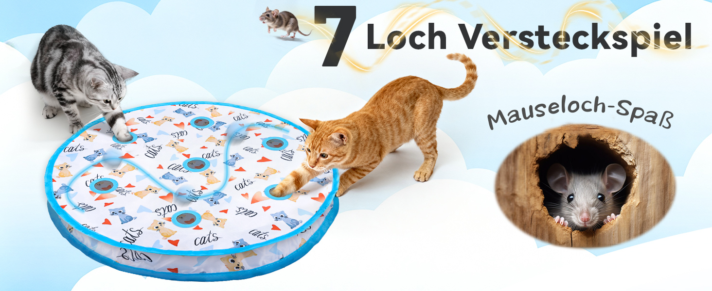 Інтерактивне іграшкове м'ячик для котів з лабіринтом та пір'ям, автоматична іграшка-приховище, мисливська гра, подарунок для кота