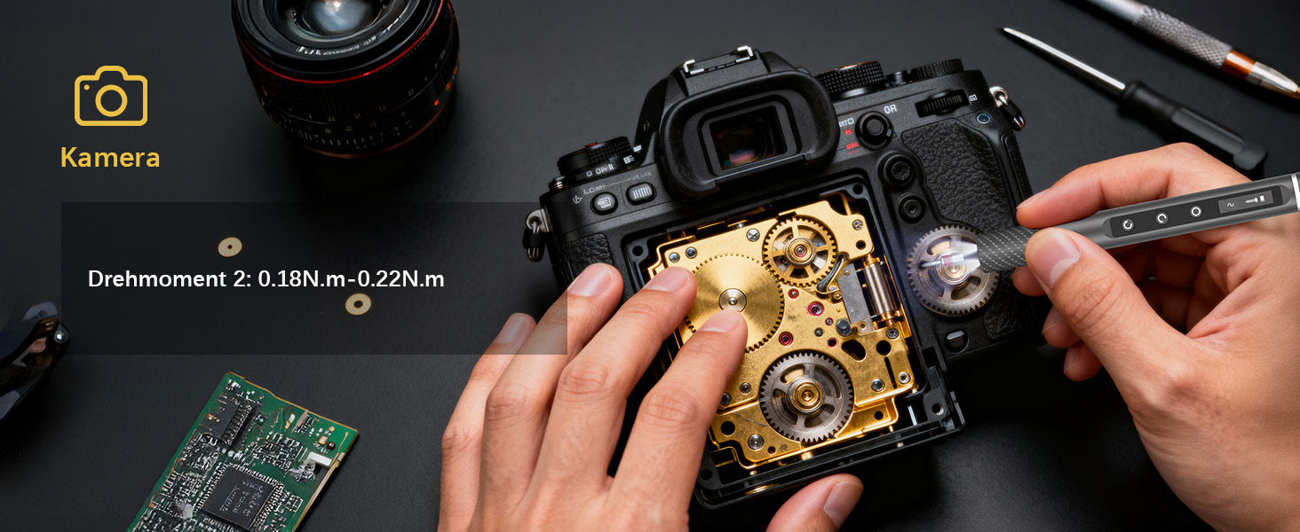 Електрична викрутка Mini 78 в 1 - Набір прецизійних викруток з магнітними Torx, LED дисплеєм та 5 рівнями моменту. Підходить для ноутбуків, окулярів, годинників, ПК