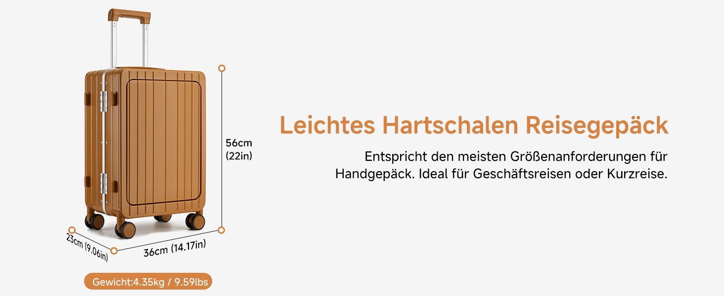 Чемодан ручної об'єм Sea Choice з відділенням для ноутбука 15.6