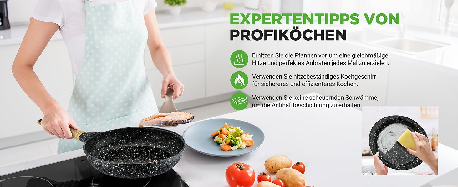 Набір посуду NutriChef 22 предмети антипригарний мармуровий – сковороди, каструлі, кухонне приладдя, форма для випічки, рукавиці, для індукції, посудомийна машина