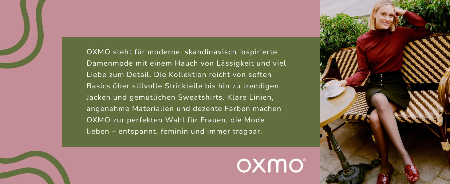 OXMO Cardigan жіночий трикотажний довгий з великою в'язкою, накладні кишені, 100% бавовна, Regular fit, колір Dune