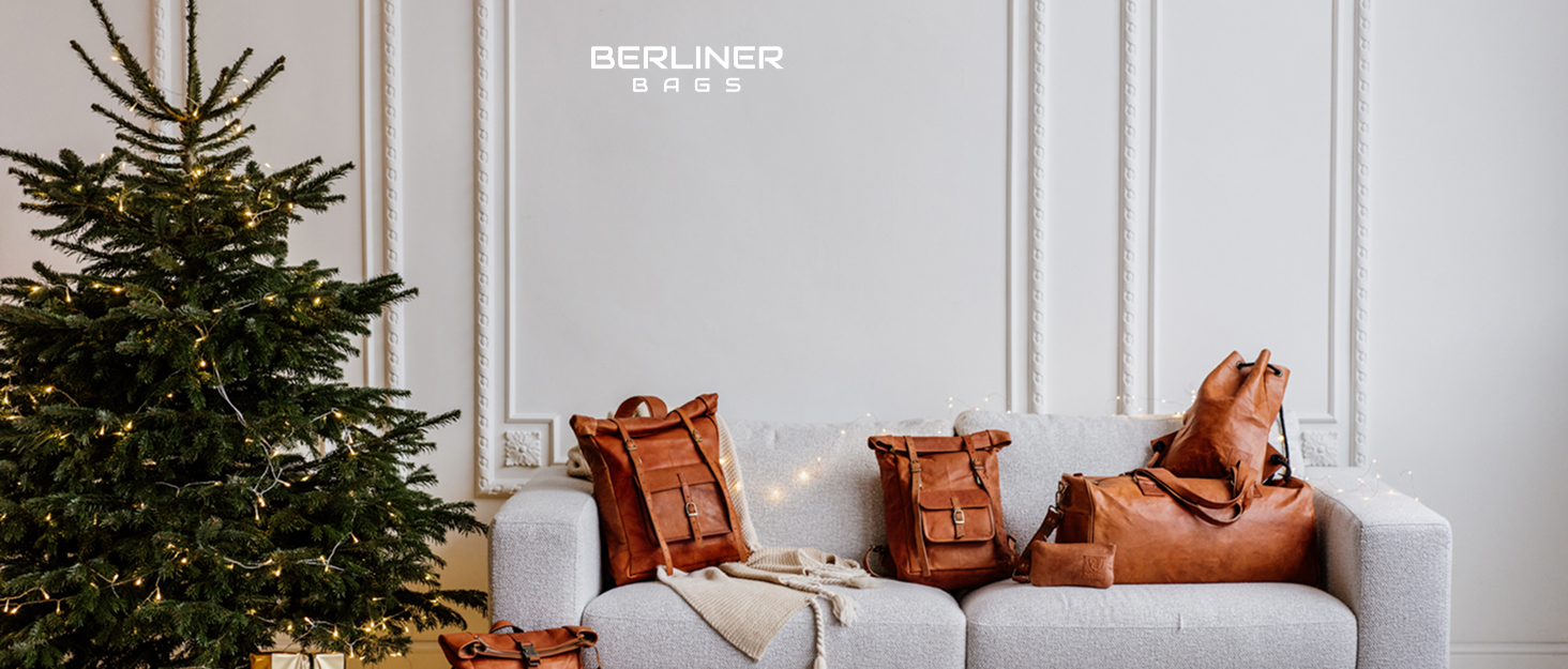 Berliner Bags преміум поясна сумка Mona з натуральної шкіри, через плече, кросбоді, чорна, M