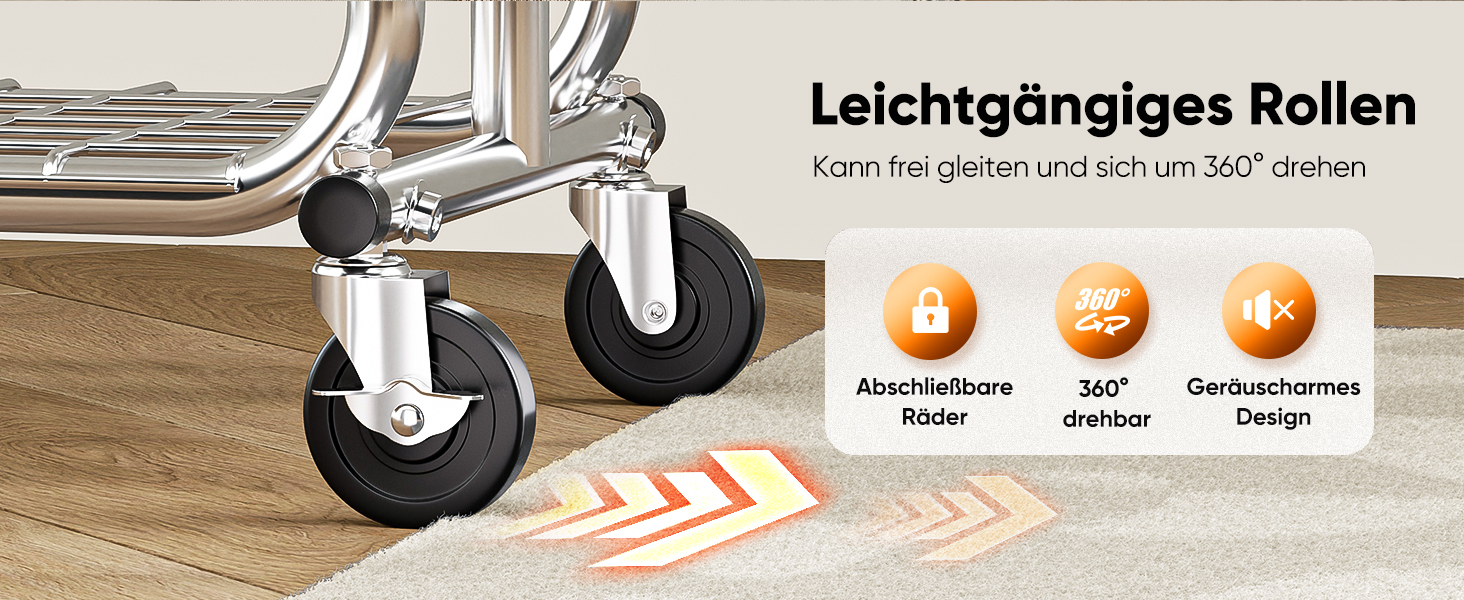 Стійка для одягу на колесах HOKEEPER, 136 кг, важка, висувна штанга для одягу S002S