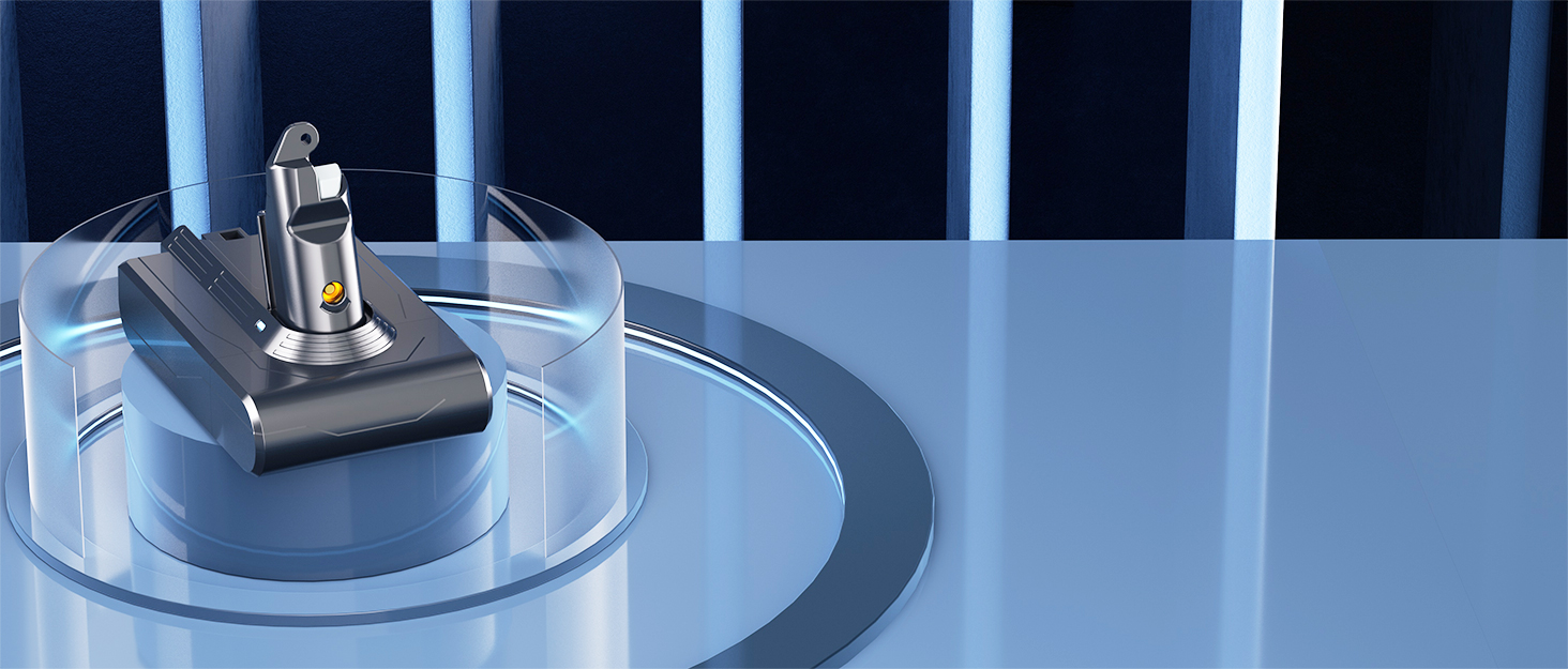 Акумулятор Keenstone 6500mAh для Dyson SV10 V8 Absolute Animal Motorhead Fluffy Slim Fluffy Total Clean Extra (з 2 фільтрами)