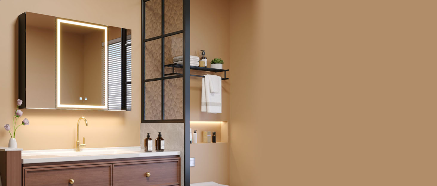 LED дзеркало для ванної кімнати KWW 80 см з регулюванням кольору, протитуманне, диммування, сенсорне керування, 80x80 см