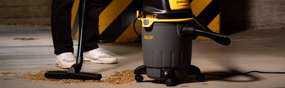 Пилосос для вологого та сухого прибирання Stanley SXVC20PTE, 1200 Вт, 20 л