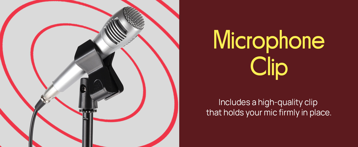 Мікрофонний стійка Pyle з регульованою висотою 85-153 см, універсальна, з міцною основою