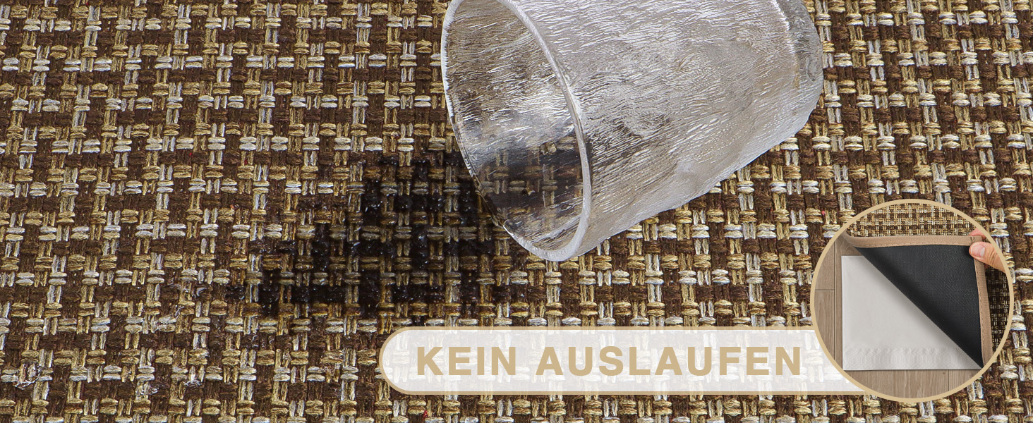 При welcoming-килимок LEKEEPGO для входу, протиковзний вологопоглинаючий килим у передпокій, що миється, коричневий, 43x75 см